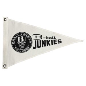 BBJ Canvas Pennant - White